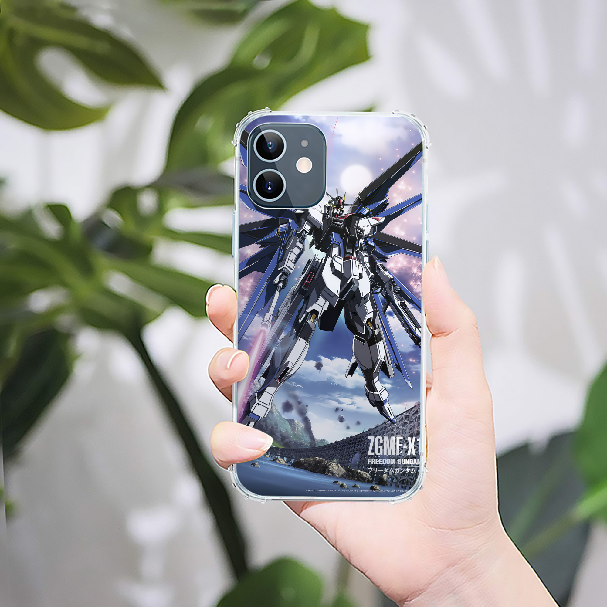 （画像用） 機動戦士ガンダム Mobile Suit Gundam 【iPhone 12シリーズ対応】透明スマホケース（クリアソフトケース）